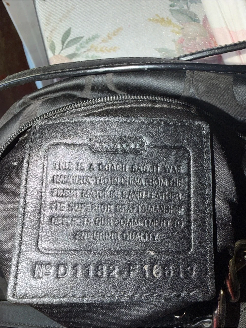 Coach Black Signature Jacquard Hobo Bag